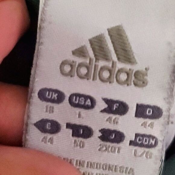 Adidas Climalite Green Drawstring Calf Crop Stretchy Pants Athleisure - Picture 5 of 7